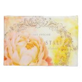 Ouderwetse roos kussensloop (Achterkant)