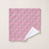 Ouderwetse Roos Patroon - Bad Handdoek Set (Wasdoekje)