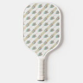 Ouderwetse Roos Patroon - Pickleball Paddle (Achterkant)