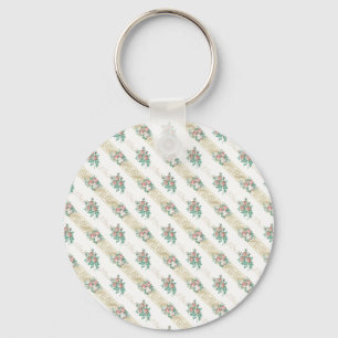 Ouderwetse Roos Patroon - Sleutelhanger