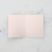 Ouderwetse roze paashaas feestdagen kaart (Binnen)