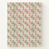 Ouderwetse roze paashaas notitieboek (Achterkant)