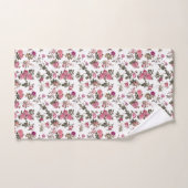 Ouderwetse Roze Rozen Bad Handdoek (Handdoek)