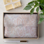 Ouderwetse rozen in crème - bloemmotief tissuepapier (Geschenk)