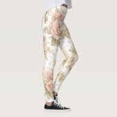 Ouderwetse Rozenpatroon Leggings (Rechts)