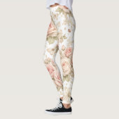 Ouderwetse Rozenpatroon Leggings (Links)