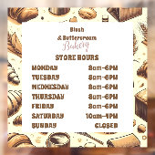 Ouderwetse Rustieke Bakkerij Raamsticker (Vel 2)