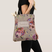 Ouderwetse Rustieke Bloem Persoonlijk Tote Bag (Dichtbij)