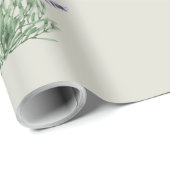 Ouderwetse Rustieke Lavendel Neutraal Cadeaupapier (Rol Hoek)