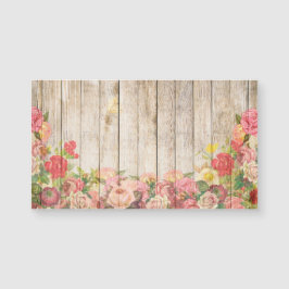 Ouderwetse Rustieke Romantische Rozen Hout