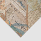 Ouderwetse Rustieke Textuur Roze Perzik Decoupage  Tissuepapier (Detail)