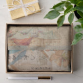 Ouderwetse Rustieke Textuur Roze Perzik Decoupage  Tissuepapier (Geschenk)