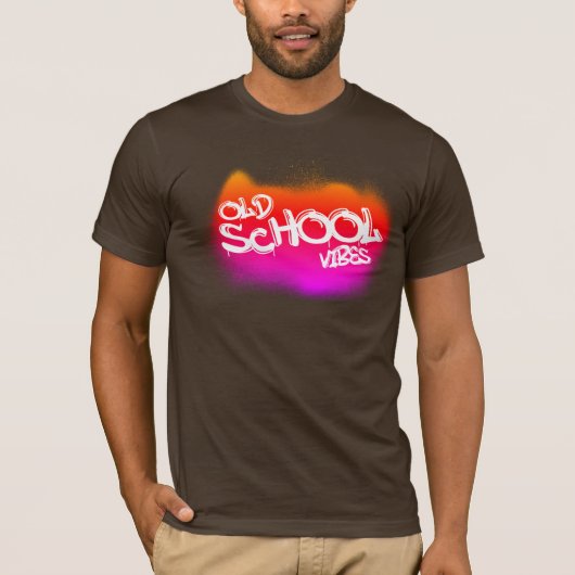 Ouderwetse sfeer-90's t-shirt (Voorkant)