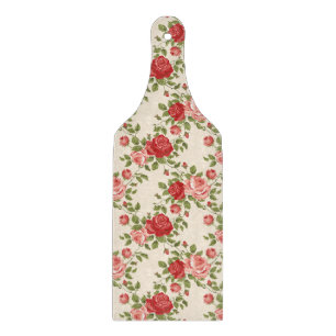 Ouderwetse Shabby Chic Rozen Patroon Snijplank