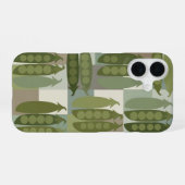 Ouderwetse Snap Pea-patroon iPhone 16 Hoesje (Achterkant horizontaal)