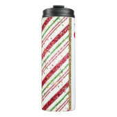 Ouderwetse snoepstokken thermosbeker (Voorkant)