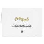 Ouderwetse St. Patrick's Day Groeten Gouden Banner (Achterkant Horizontaal)