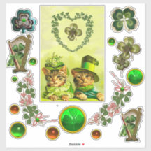 OUDERWETSE ST. PATRICK'S DAY KATTEN, SHAMROCK HART