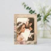 Ouderwetse  stijl eigen fotosjabloon briefkaart (Staand voorkant)