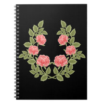 Ouderwetse Stof Roze Rozen Bloempatroon - Romantis