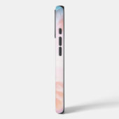 Ouderwetse strand zonsondergang palmbomen pastel Case-Mate iPhone case (Achterkant / Links)