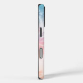 Ouderwetse strand zonsondergang palmbomen pastel Case-Mate iPhone case (Achterkant / Rechts)