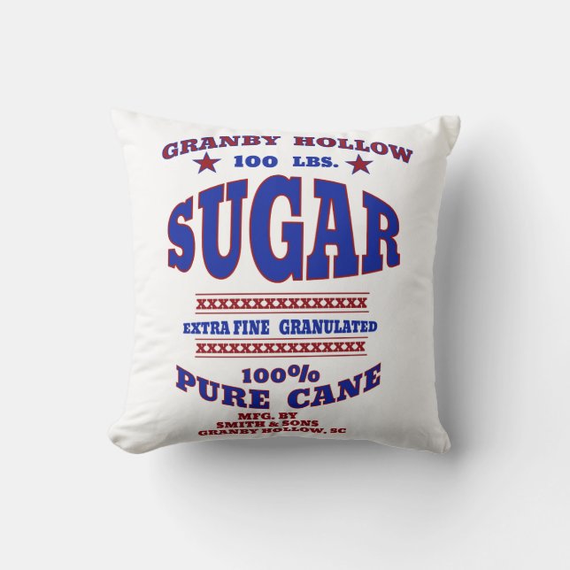 Ouderwetse Sugar Bag Design Kussens (Voorkant)