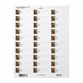 Ouderwetse Telefoon Etiket (Full Sheet)