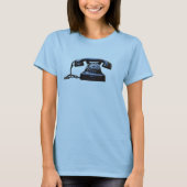 Ouderwetse Telefoon T-shirt (Voorkant)