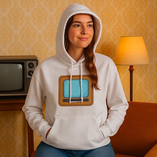 Ouderwetse Televisie Hoodie