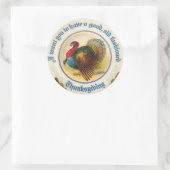 Ouderwetse Thanksgiving Sticker (Tas)