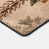 Ouderwetse Tropisch Paradijs met Palmbomen Bureaumat (Hoek)