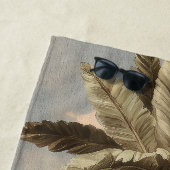 Ouderwetse Tropisch Paradijs met Palmbomen Strandlaken (In situ)