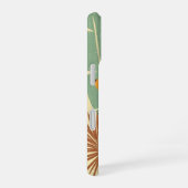 Ouderwetse tropische bananenprint iPhone 16 hoesje (Rechterkant)