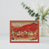 Ouderwetse Tubac Christmas Briefkaart (Staand voorkant)