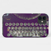 ouderwetse typemachine Case-Mate iPhone case (Achterkant (horizontaal))