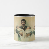 Ouderwetse Vaderdag, het zijn drieling! Mok (Midden)