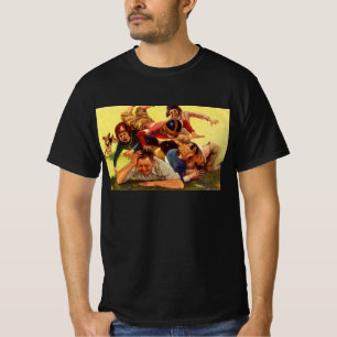 Ouderwetse Vaderdag, Voetbal Kinderen en Familie H T-shirt