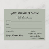 Ouderwetse vakantie Waterverf in Plum en Groen Briefkaart (Achterkant)