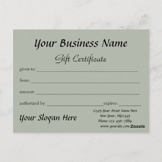 Ouderwetse vakantie Waterverf in Plum en Groen Briefkaart (Achterkant)