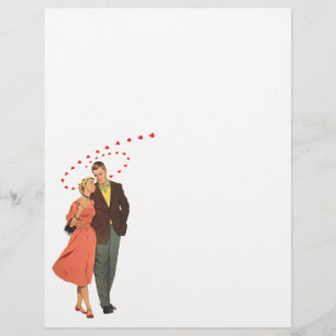 Ouderwetse Valentijnsdag, Romantische Zwevende Har Flyer