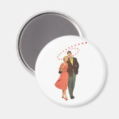 Ouderwetse Valentijnsdag, Romantische Zwevende Har Magneet (Voorkant / Achterkant)