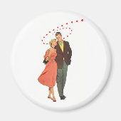 Ouderwetse Valentijnsdag, Romantische Zwevende Har Magneet (Voorkant)