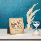  ouderwetse verzorger, verpleegassistent fotoplaat (Insitu)