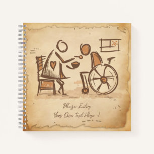  ouderwetse verzorger, verpleegassistent notitieboek