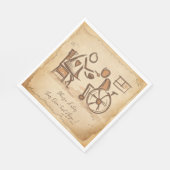  ouderwetse verzorger, verpleegassistent servet (Hoek)