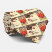 Ouderwetse victoriaanse Valentijnsdag voor mijn ge Stropdas (Opgerold)