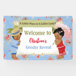 Ouderwetse Victoriaanse Zomer Geslacht Reveal Spandoek