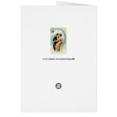 Ouderwetse Victoriase stel kust op een wassende ma (Achterkant)