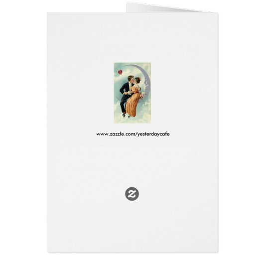 Ouderwetse Victoriase stel kust op een wassende ma (Achterkant)